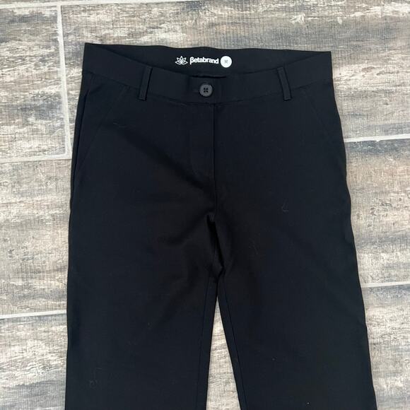 Betabrand‎ Classic Dress Pant Yoga Pant Black Stretch Size M work trouser - Picture 8 of 8